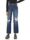 The Drop Women's Luca High-Rise Distressed Loose Straight-Fit | Amazon (US)