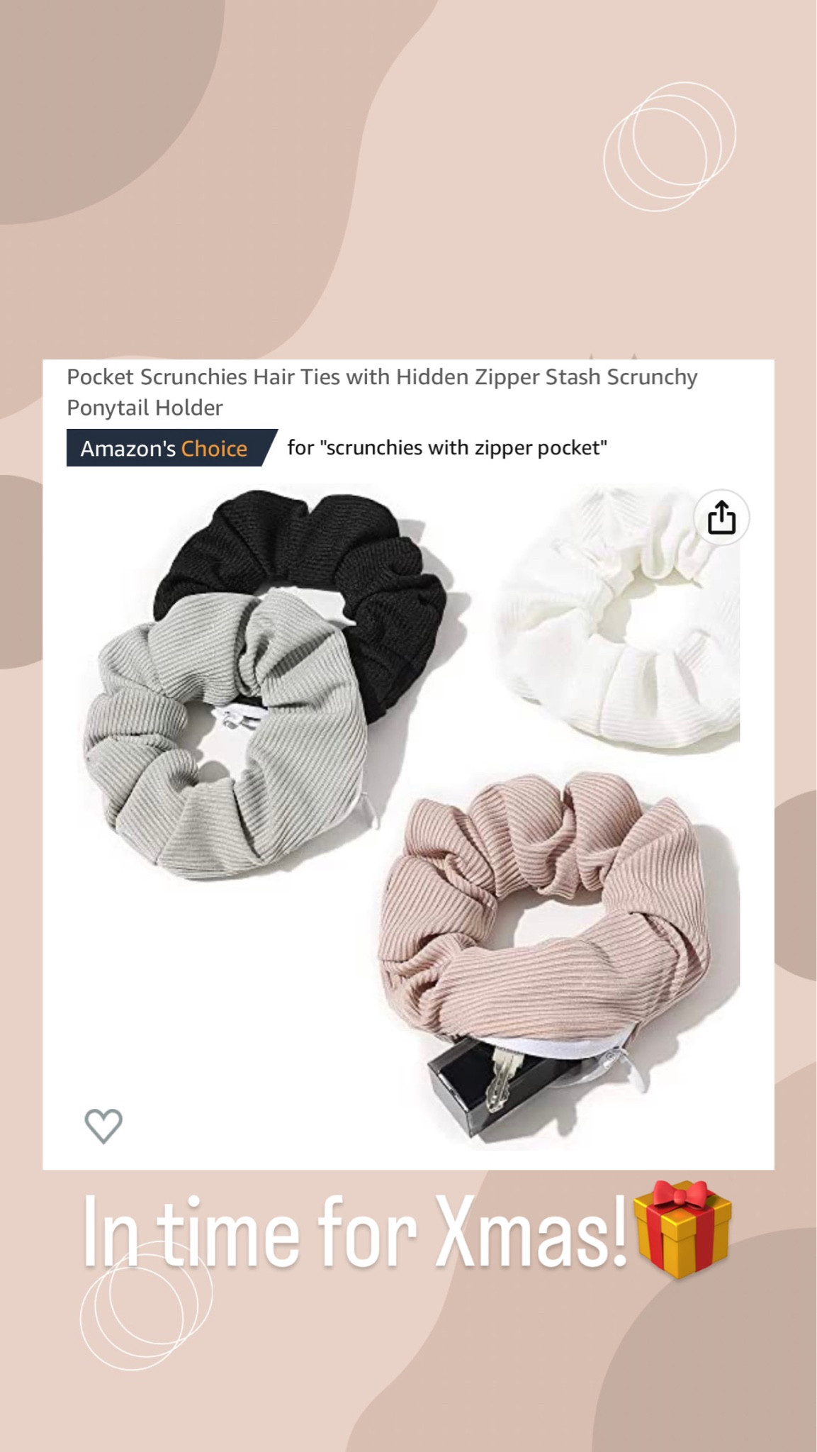 Scrunches with zipper pocket

#LTKGiftGuide #LTKHoliday #LTKSeasonal