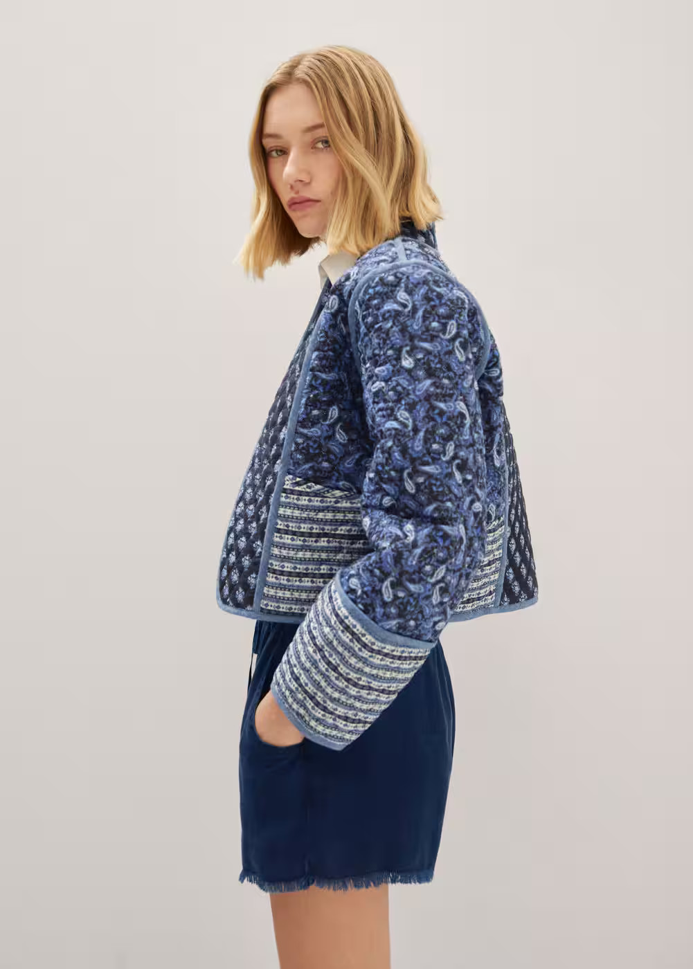 Quilted reversible jacket -  Women | Mango USA | MANGO (US)
