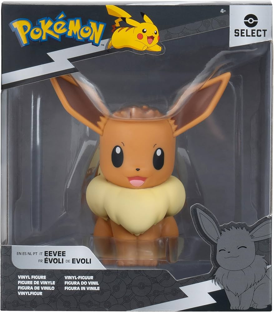 Pokemon Eevee Select Vinyl Figure - 4-Inch Figure Made from Vinyl | Amazon (US)