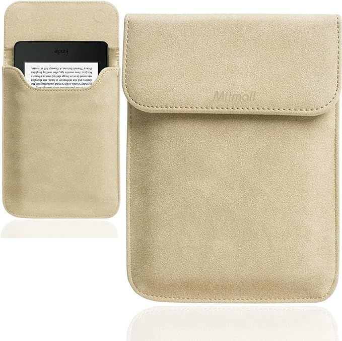 Miimall Compatible with Kindle Paperwhite 11th Gen 2021 Leather Sleeve, Ultra Slim Lightweight An... | Amazon (CA)