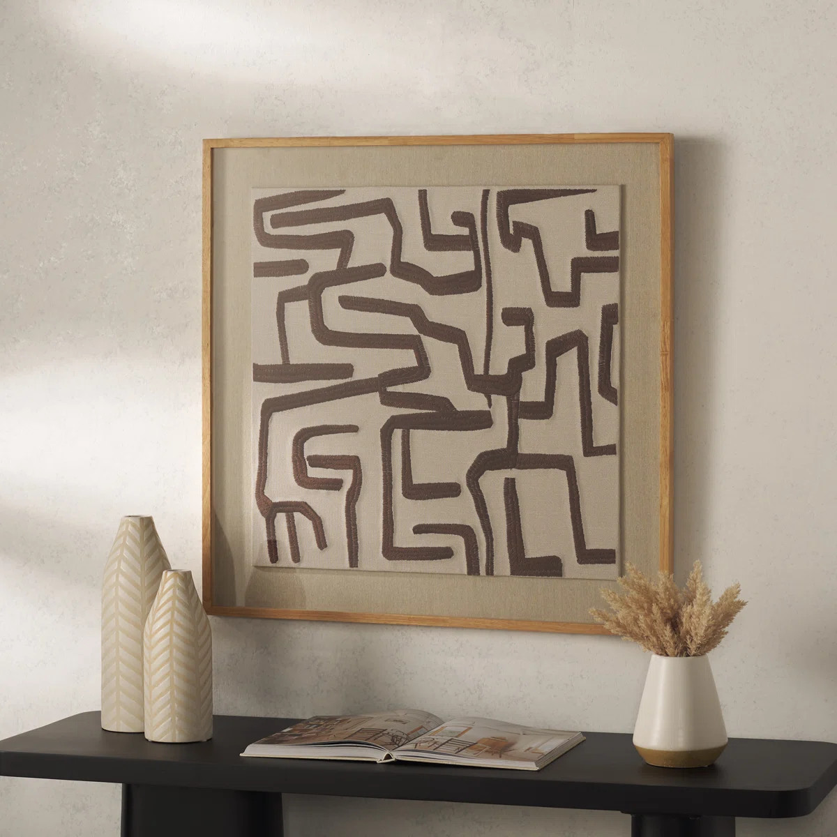 Tari 30x30 Textile Art | Wayfair North America