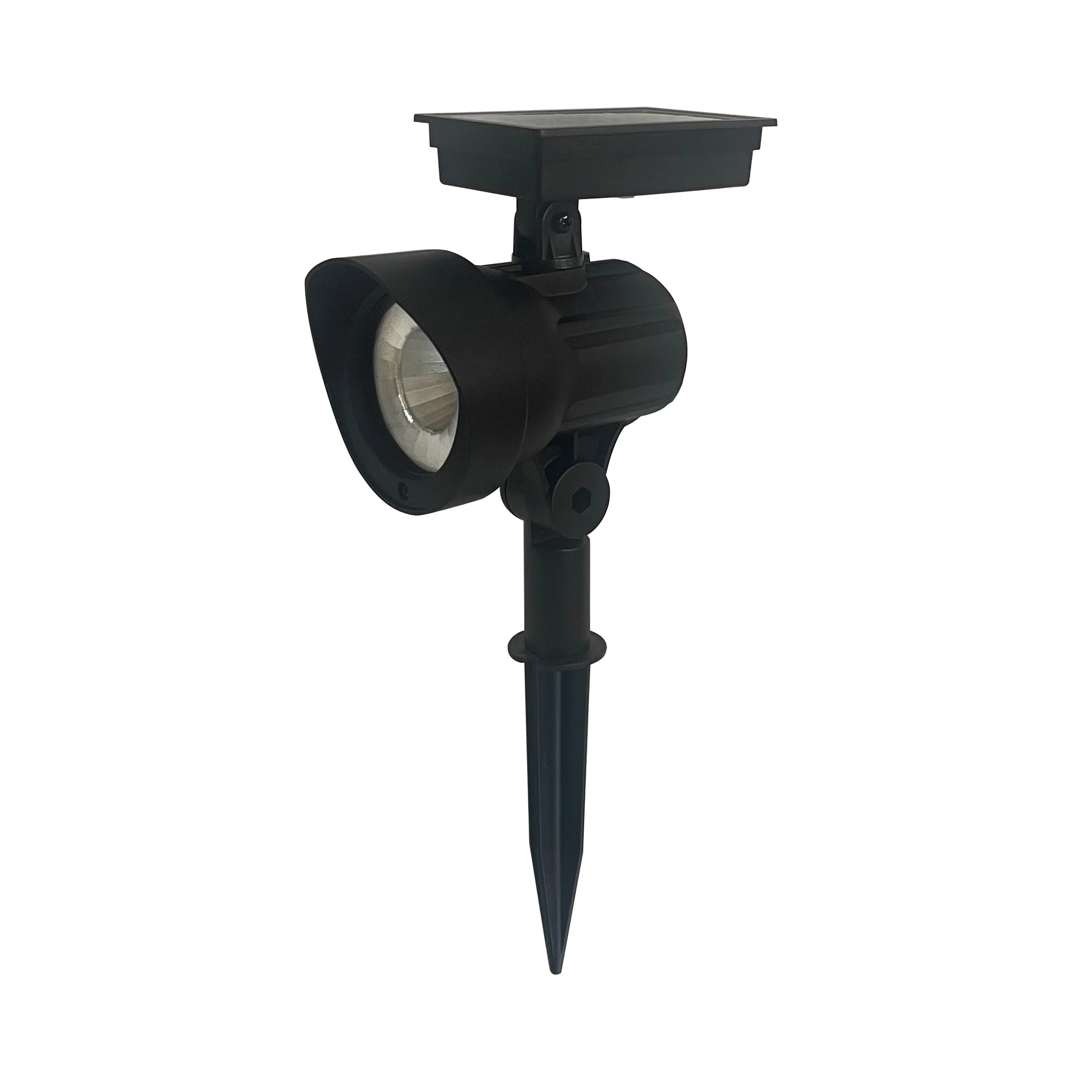 Mainstays Solar Powered Black LED Landscape Spot Light, 30 Lumens | Walmart (US)