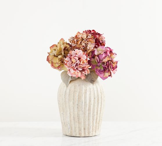 Faux Hydrangea Bundle - Purple | Pottery Barn (US)