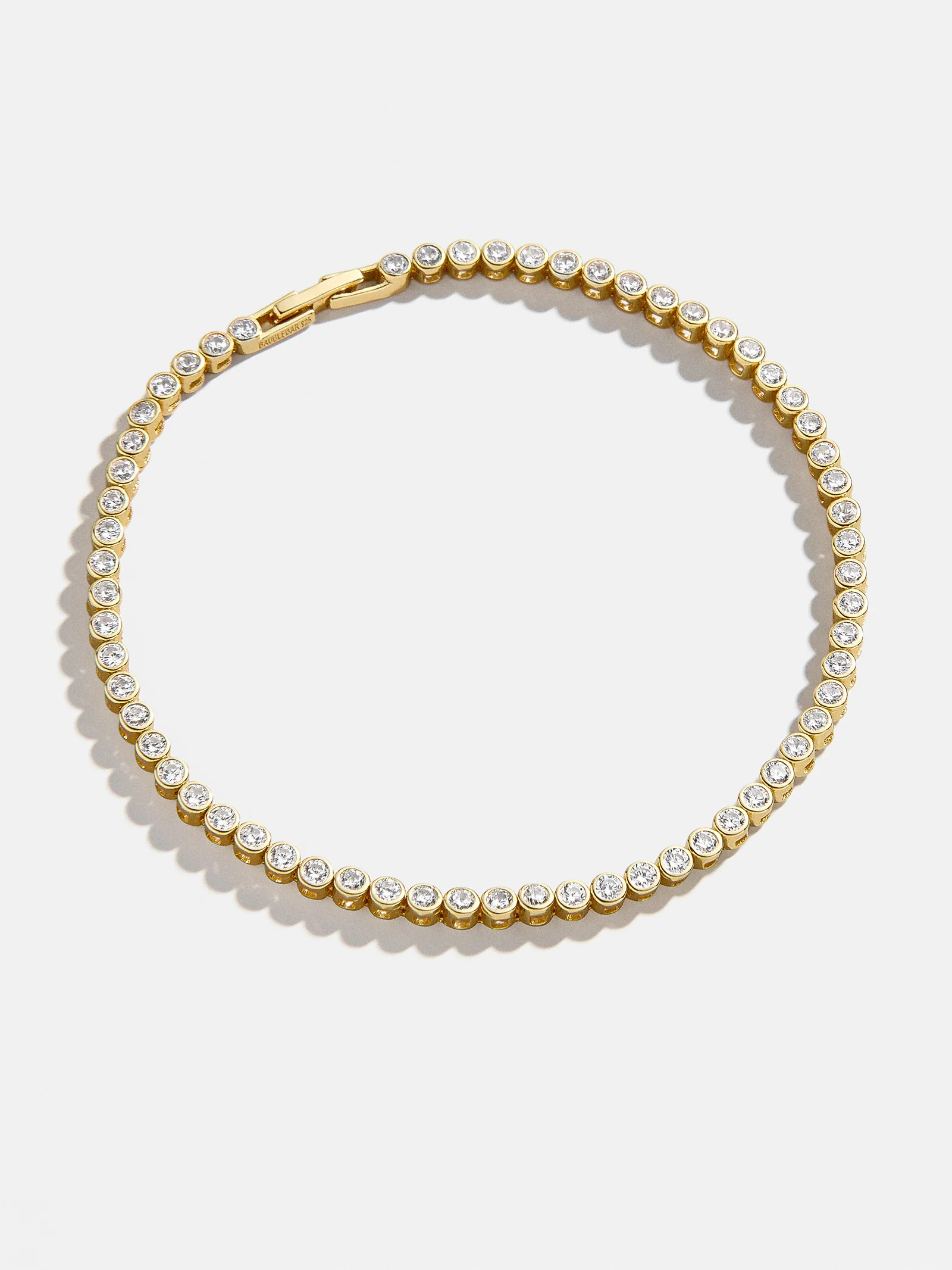 Amalie Tennis Bracelet - Bezel | BaubleBar (US)