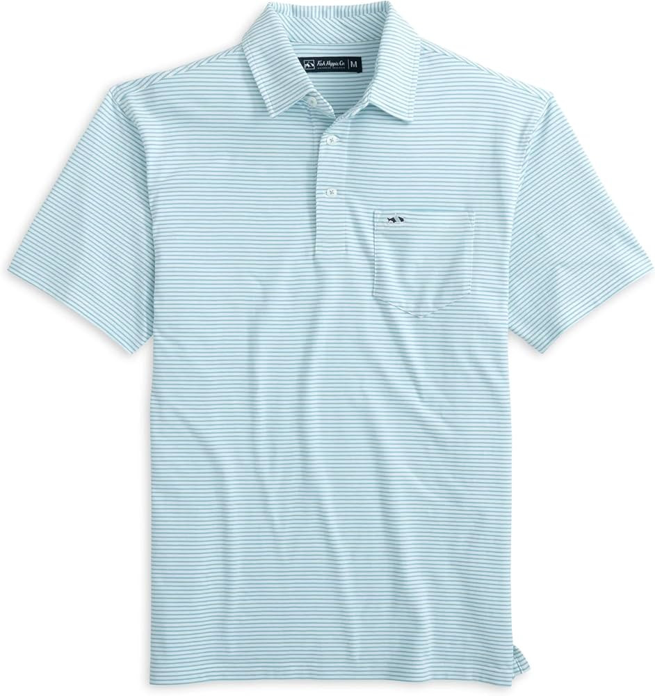 Fish Hippie Pamlico Stripe Polo | Amazon (US)