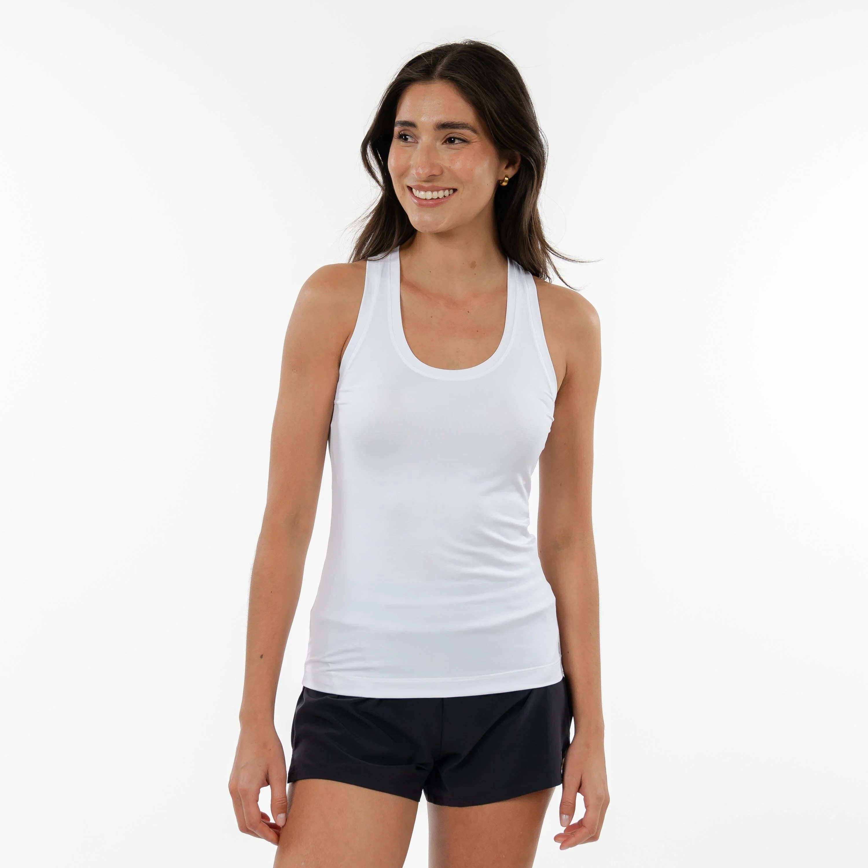 HIIT Tech Tank - White | Rhoback | RHOBACK