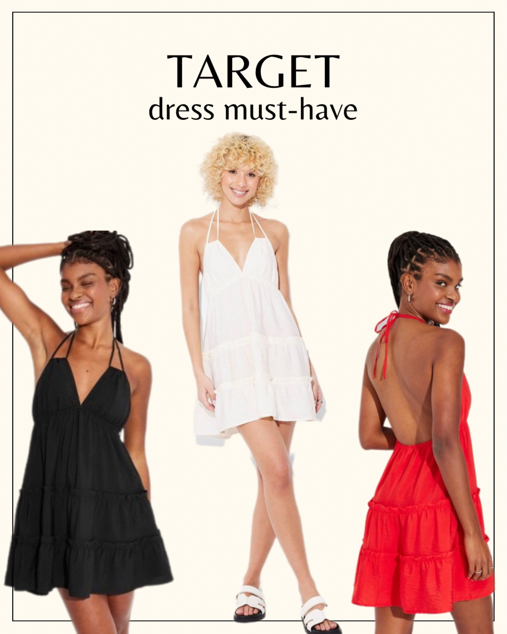 Perfect summer dress! 

I’m 5’11 and a 4/6. I got a medium which fits well, but I easily could’ve done a small

#LTKSummerSales #LTKFindsUnder50 #LTKFindsUnder100