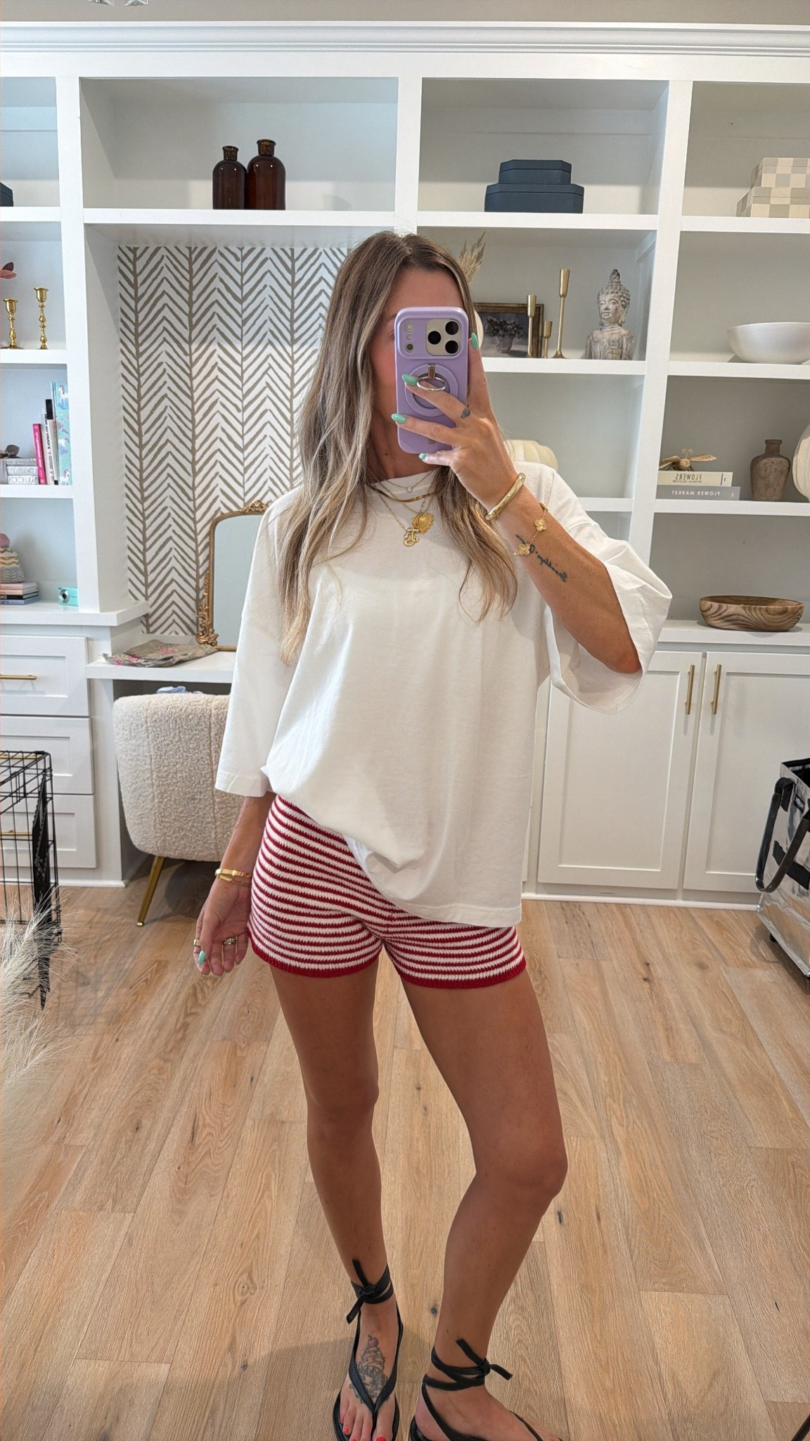 Shirt Small, shorts XS

#LTKootd