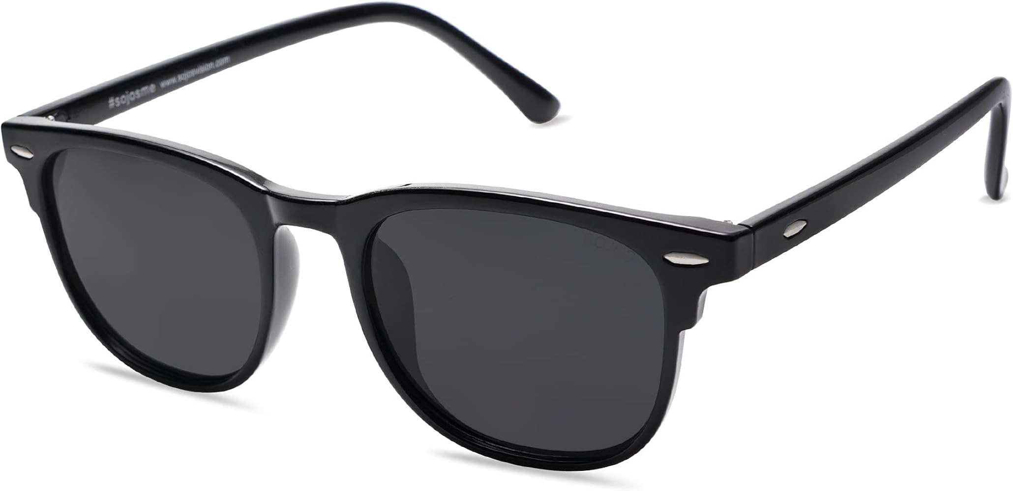SOJOS Retro Vintage Square Polarized Sunglasses for Women Men UV Protection Lens TR90 Frame Sungl... | Amazon (US)