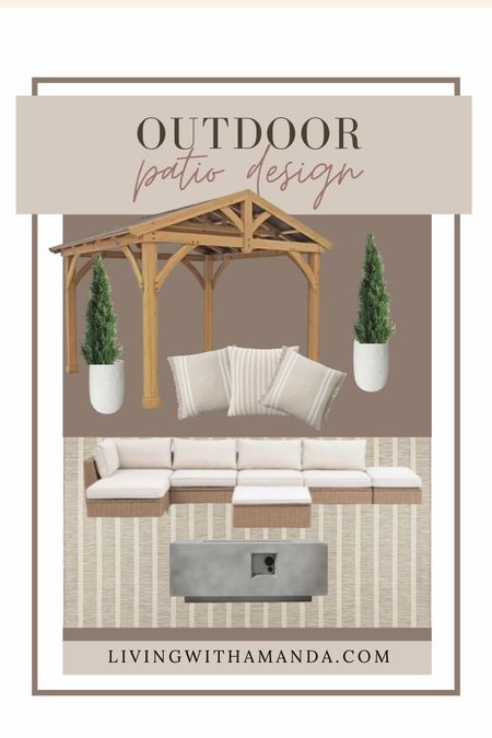 Walmart Outdoor patio design
Outdoor decor
Outdoor rug
Outdoor fireplace
Outdoor gazebo 
Outdoor sofa
Outdoor faux plants
Outdoor pots

#LTKSeasonal #LTKhome #LTKsalealert