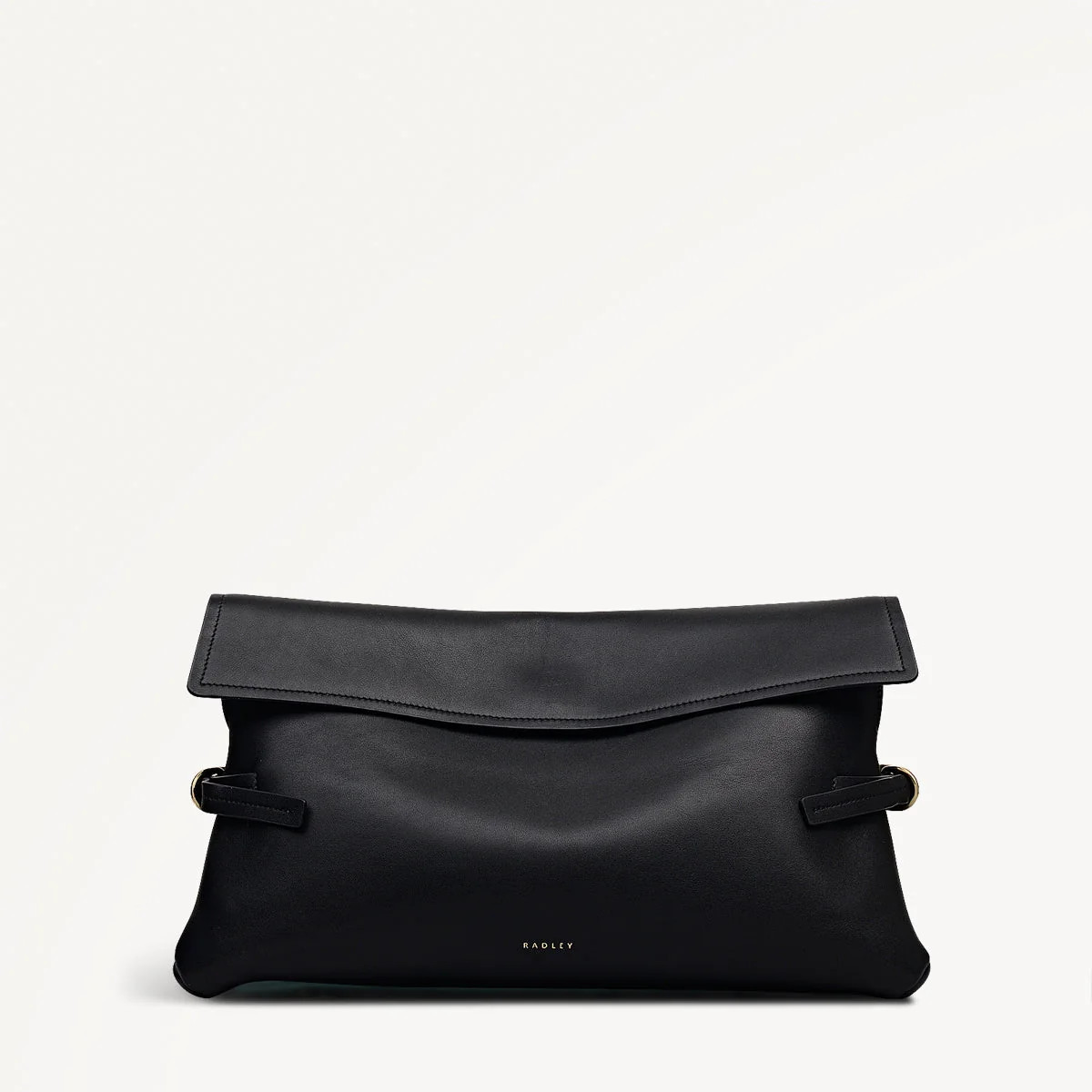 Black Large Flapover Clutch Bag | Fleet Street AW25 | Radley London | Radley