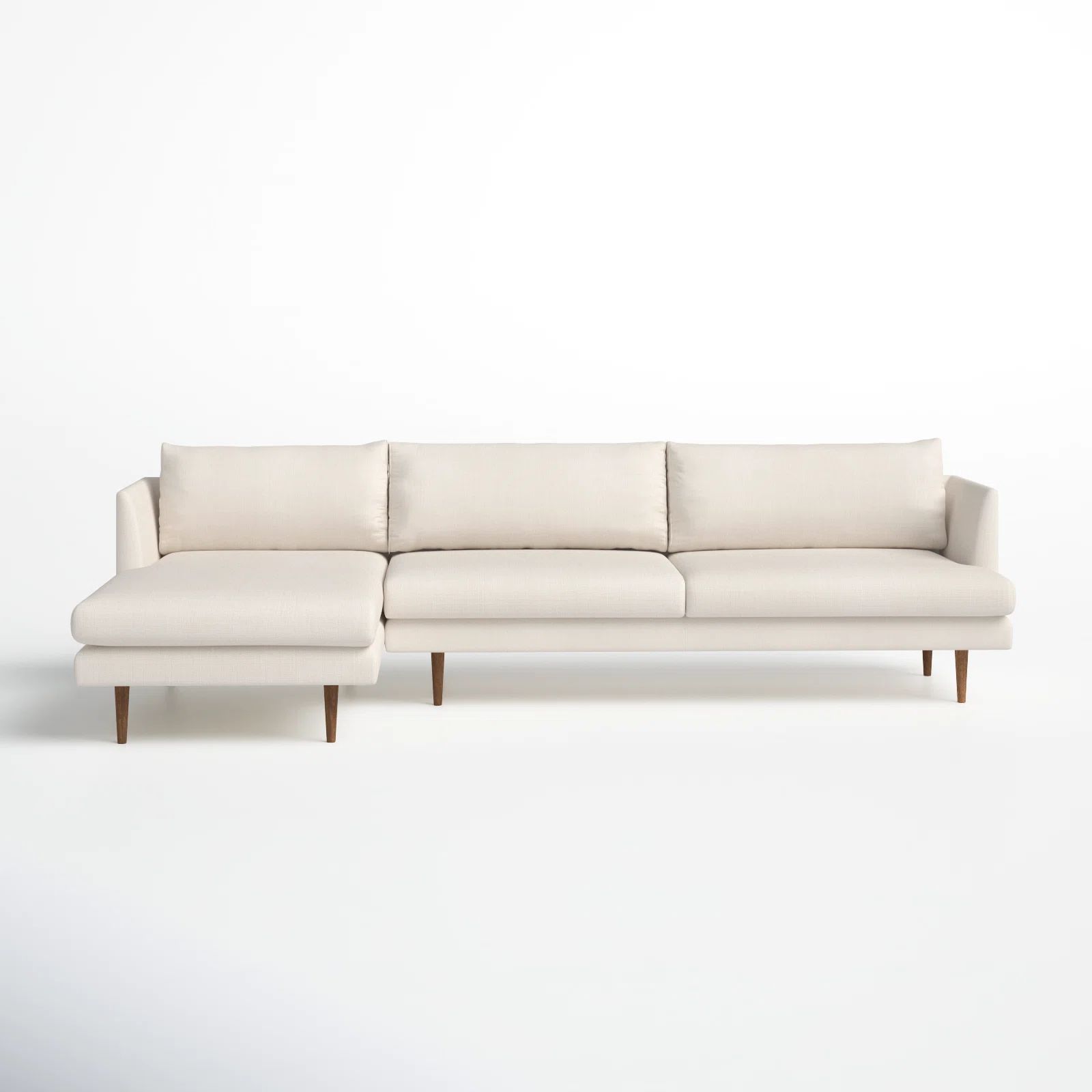 Miller 2 - Piece Upholstered Chaise L-Sectional | Wayfair North America
