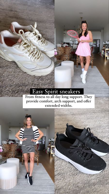 Easy Spirit Sneakers Under $60! Workout sneakers, athleisure sneakers, white sneakers, pink sneakers, black sneakers, workout wear, athletic outfits #EasySpiritPartner @easyspiritofficial

#LTKStyleTip #LTKFindsUnder100 #LTKFitness