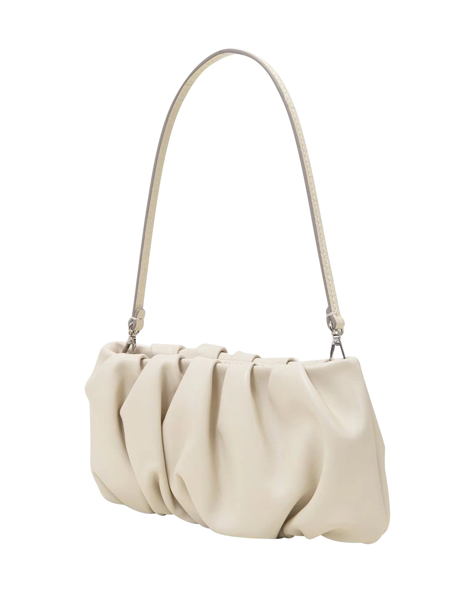 Bean Convertible Hobo Bag - Staud - Cream - Leather | Shop Simon