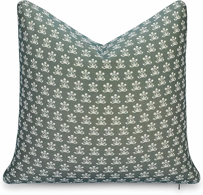 Crumbs Home Modern Farmhouse California Casual Indoor Outdoor Throw Pillow Cover, 22"x22" Water R... | Amazon (US)