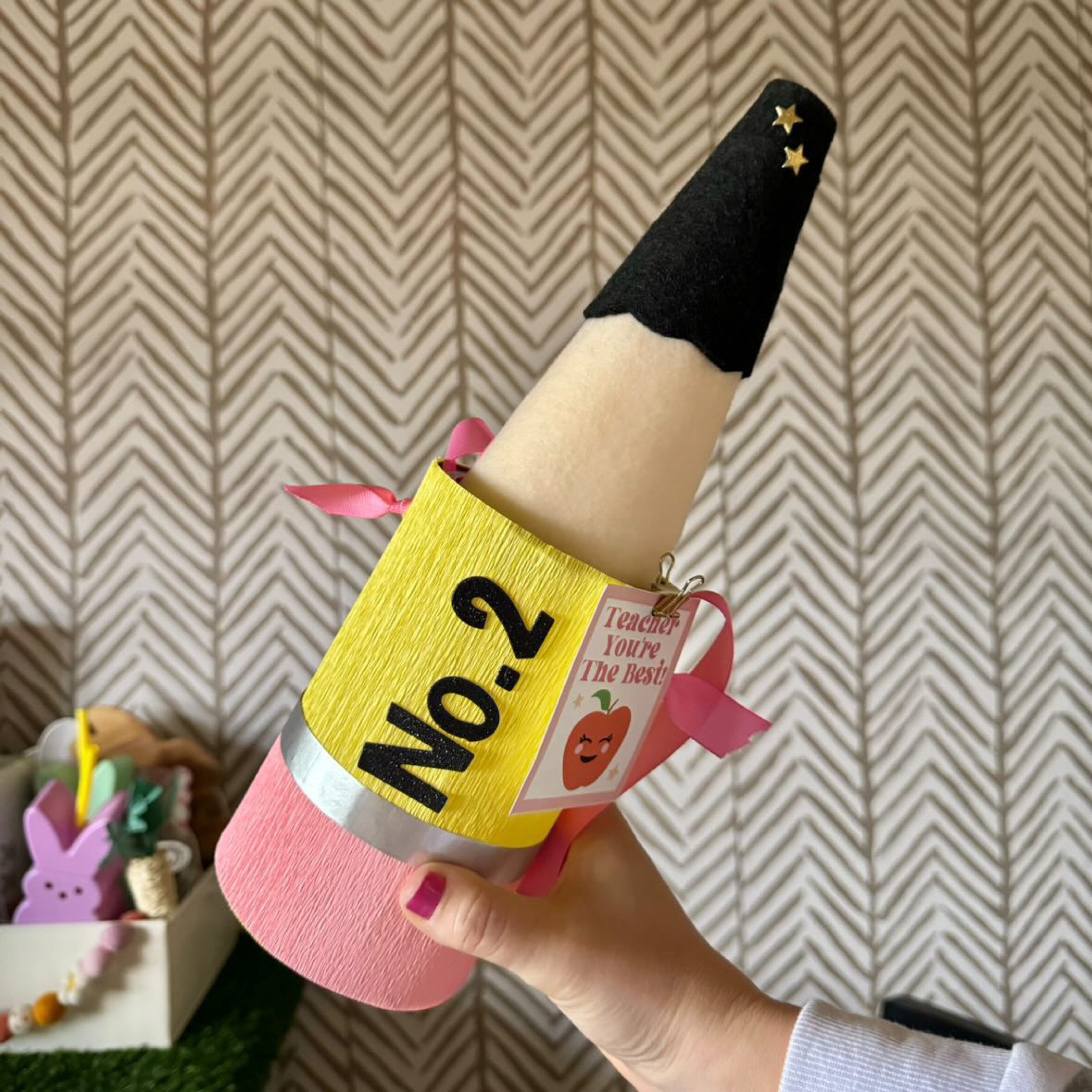 Create this easy diy pencil gift container for teacher appreciation week which is the first week of May!

#LTKfamily #LTKGiftGuide #LTKSeasonal