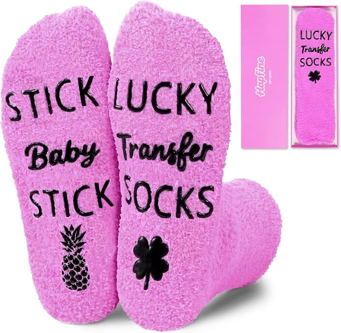 Lucky IVF Gifts for Her - Fertility IVF Socks for Women on Embryo Transfer Day | Amazon (US)