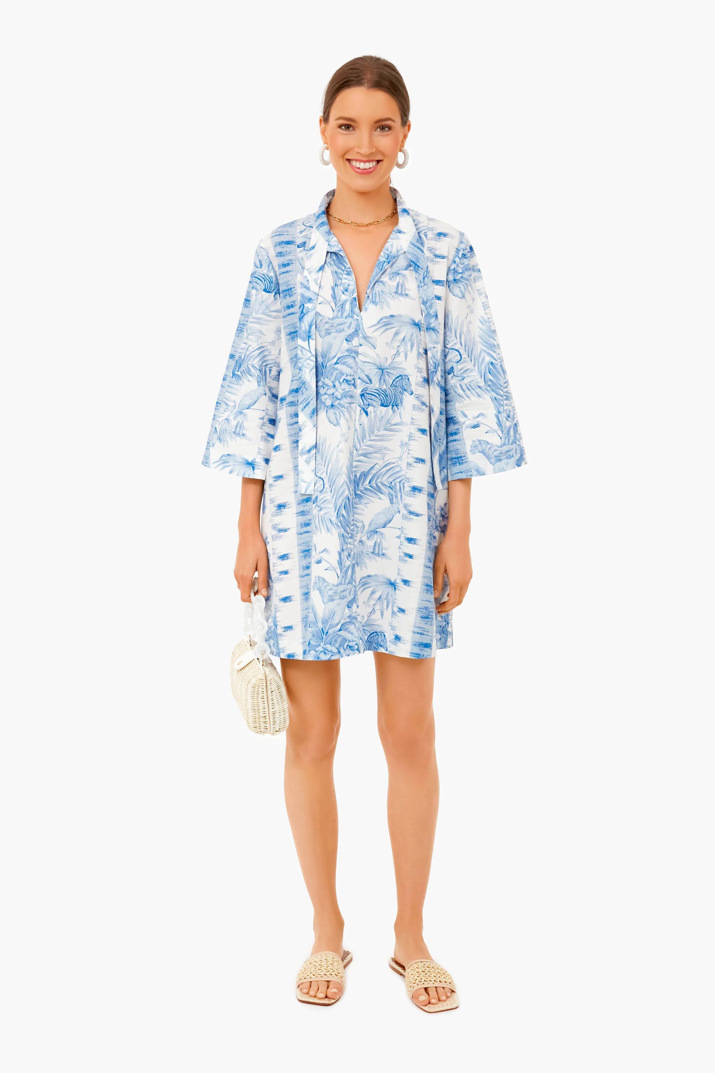 Menagerie Toile Marseille Caftan | Tuckernuck (US)