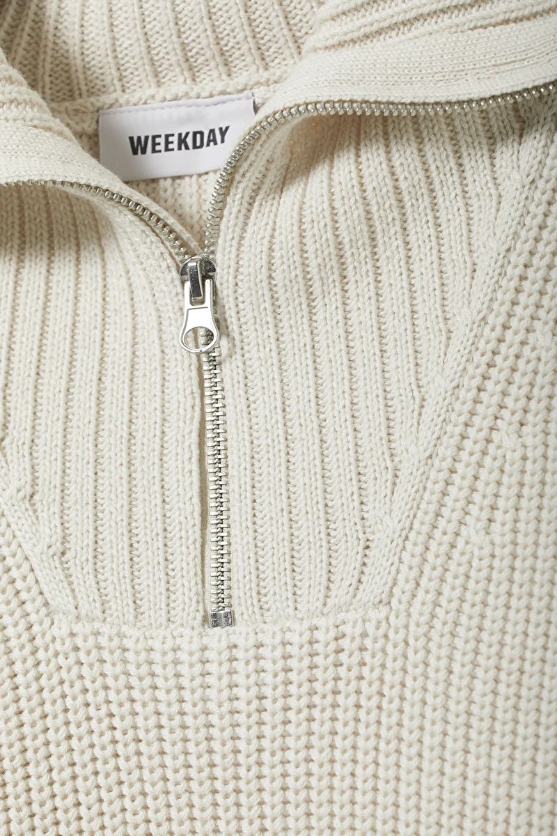 Sienna Half Zip Sweater | Weekday