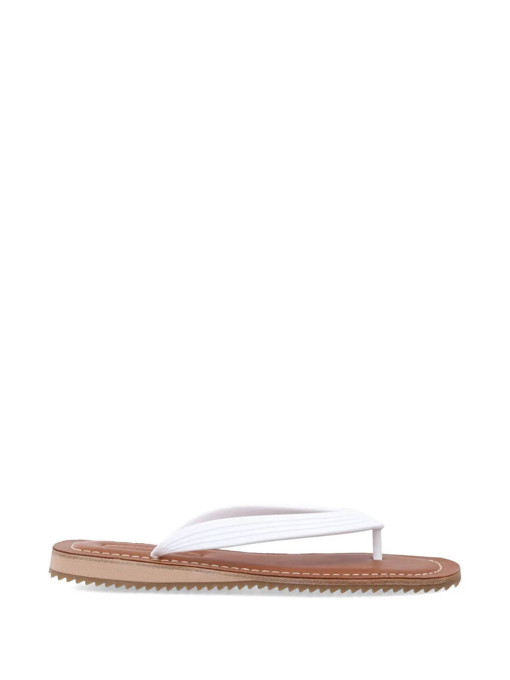 Miu Miu Thong Sandals | White | FARFETCH | Farfetch Global