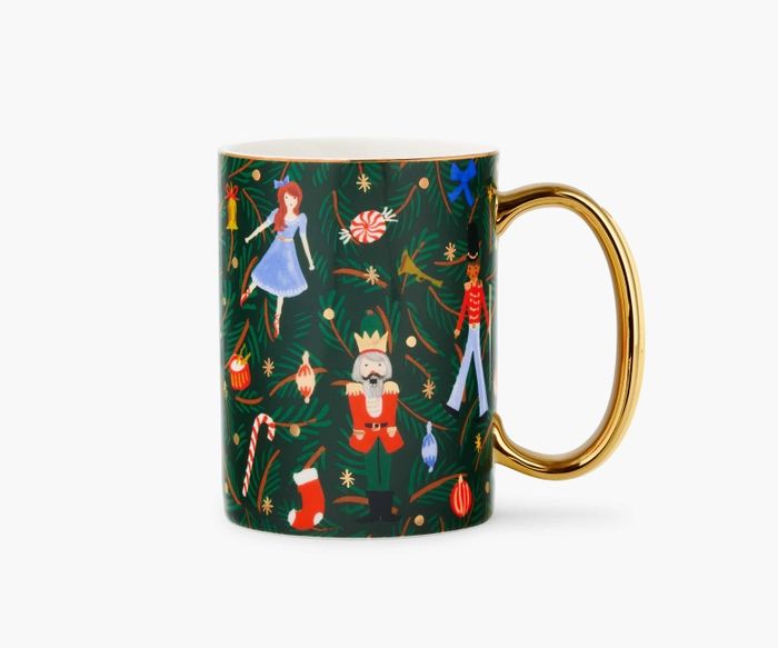 Evergreen Nutcracker Porcelain Mug | Rifle Paper Co. | Rifle Paper Co.