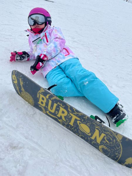 Snowboard pants and jacket are a set from Amazon size 10 & 12. Linked her helmet goggle set also prime and her mask to protect her neck and face! 

#LTKkids #LTKSeasonal #LTKtravel