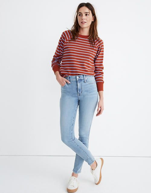 10" High-Rise Skinny Jeans in Wheeler Wash | Madewell