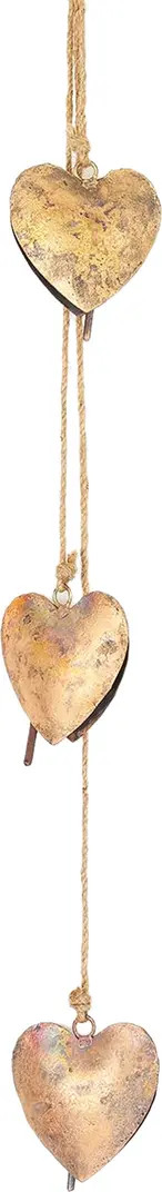 Alaya Heart Trio Wind Chime - Rustic Bell | Nordstrom