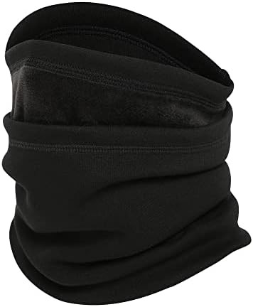 SUNMECI Neck Gaiter Warmer Ski Scarf Windproof Mask - Thick Fleece Neck Warmer Cold Weather Face ... | Amazon (US)