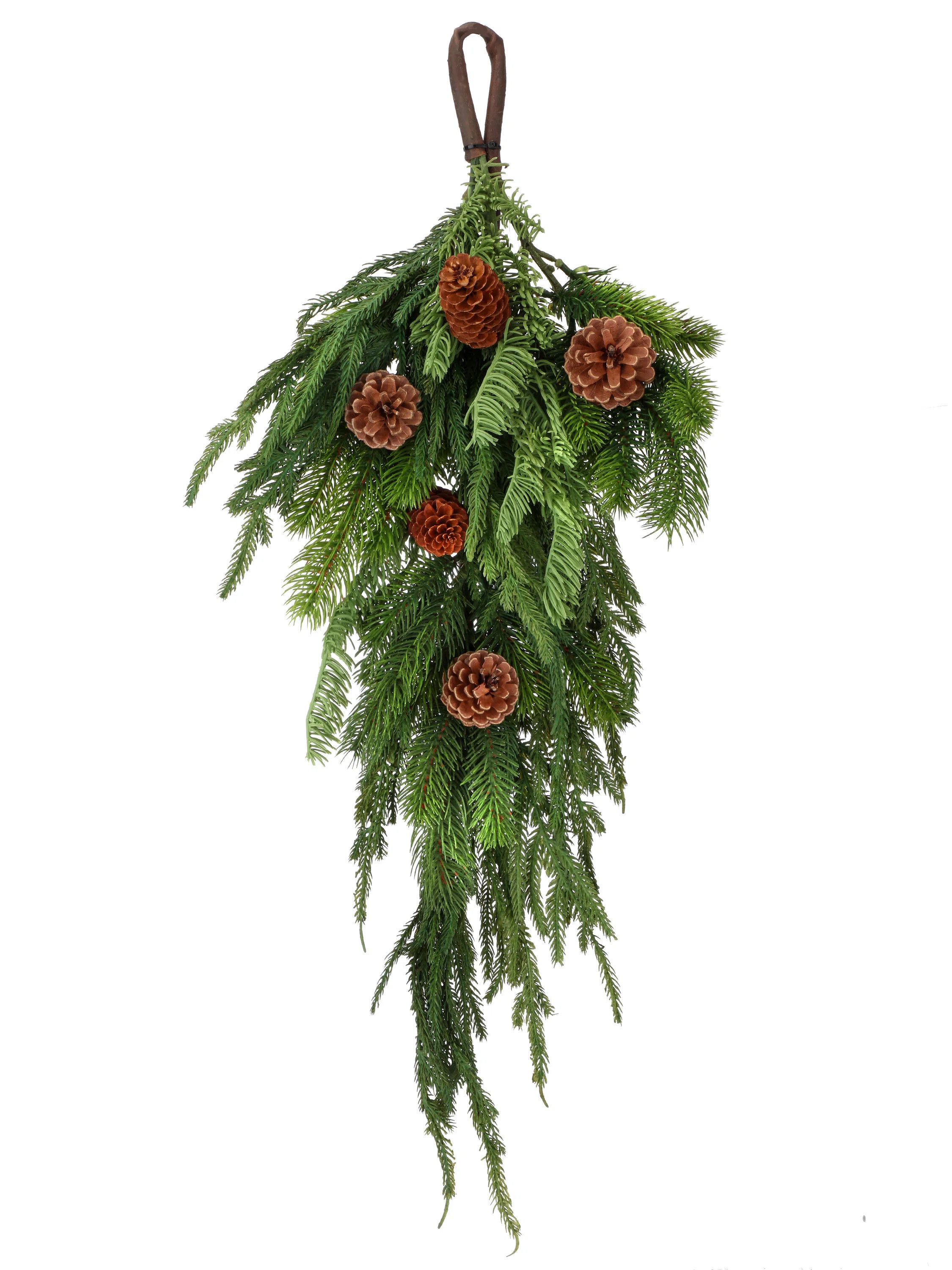 Norfolk Spruce Juniper Teardrop Swag | Wayfair North America