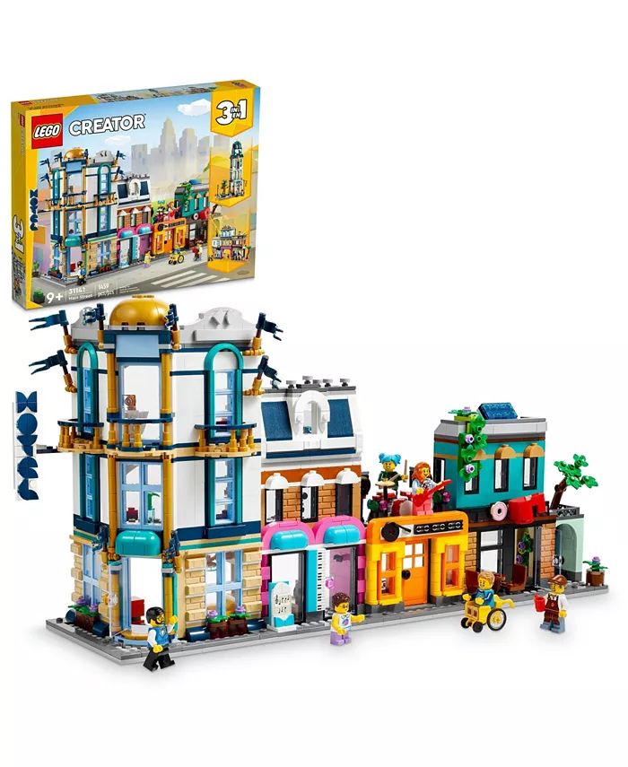 LEGO® Creator Main Street 31141 Building Toy, Set of 1,459 Pieces - Macy's | Macys (US)