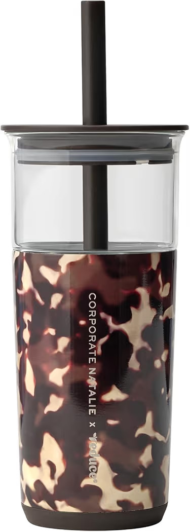 REDUCE Aspen 20 oz Vacuum Insulated Glass Tumbler with Lid & Extra Wide Straw - Keeps Drinks Cold... | Amazon (US)