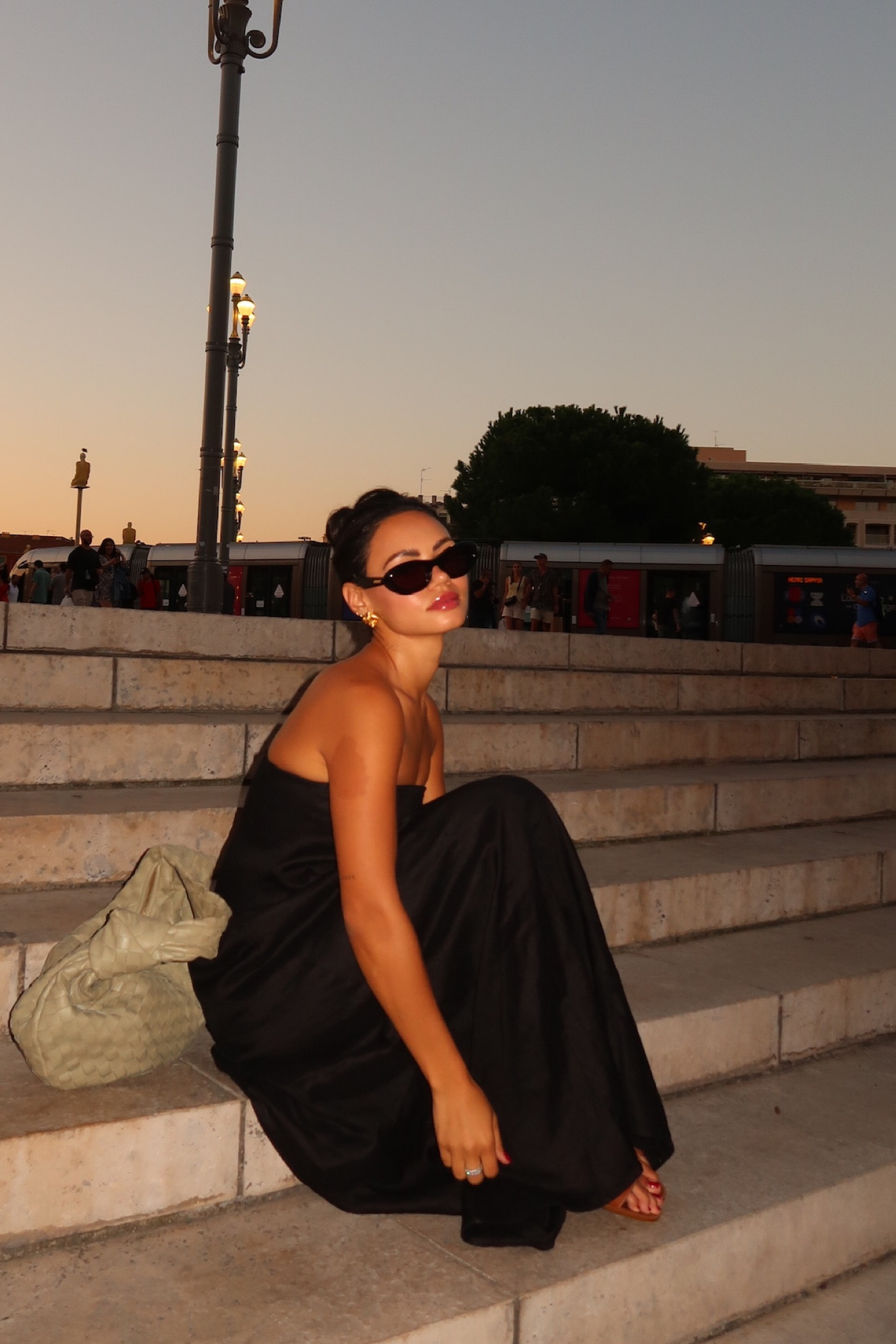 south of France ootd dissh black maxi dress, Hermes brown sandals, bottega
Jodie bag #europe #fallstyle

#LTKfindsunder100 #LTKxAFeurope #LTKstyletip