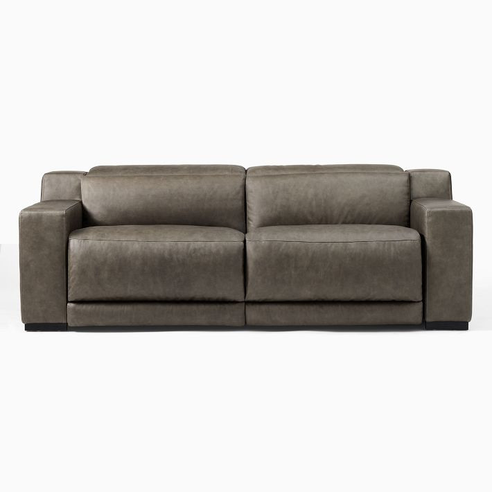 Dalton Motion Reclining Leather Sofa (86"–120") | West Elm (US)