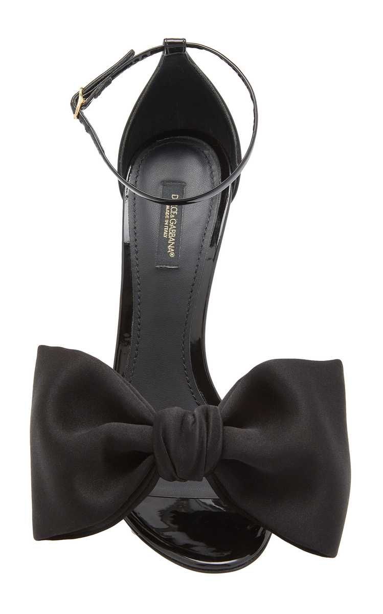 Bow-Embellished Patent Leather Sandals | Moda Operandi (Global)