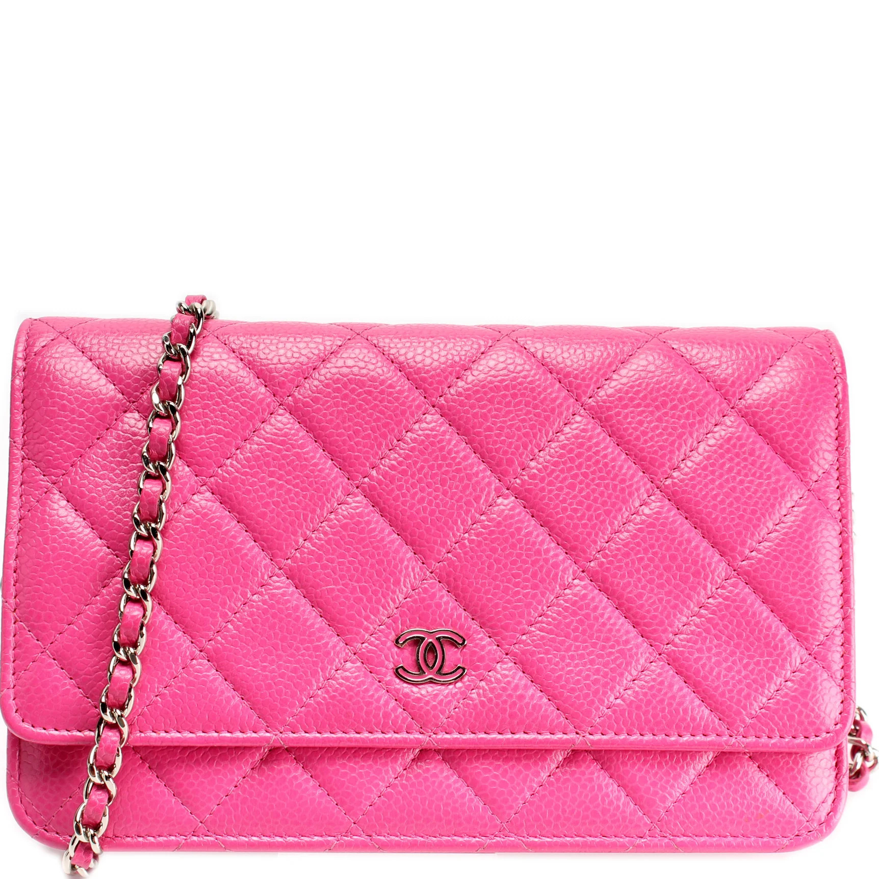 WOC Classic Quilted Caviar 21M | Keeks Designer Handbags