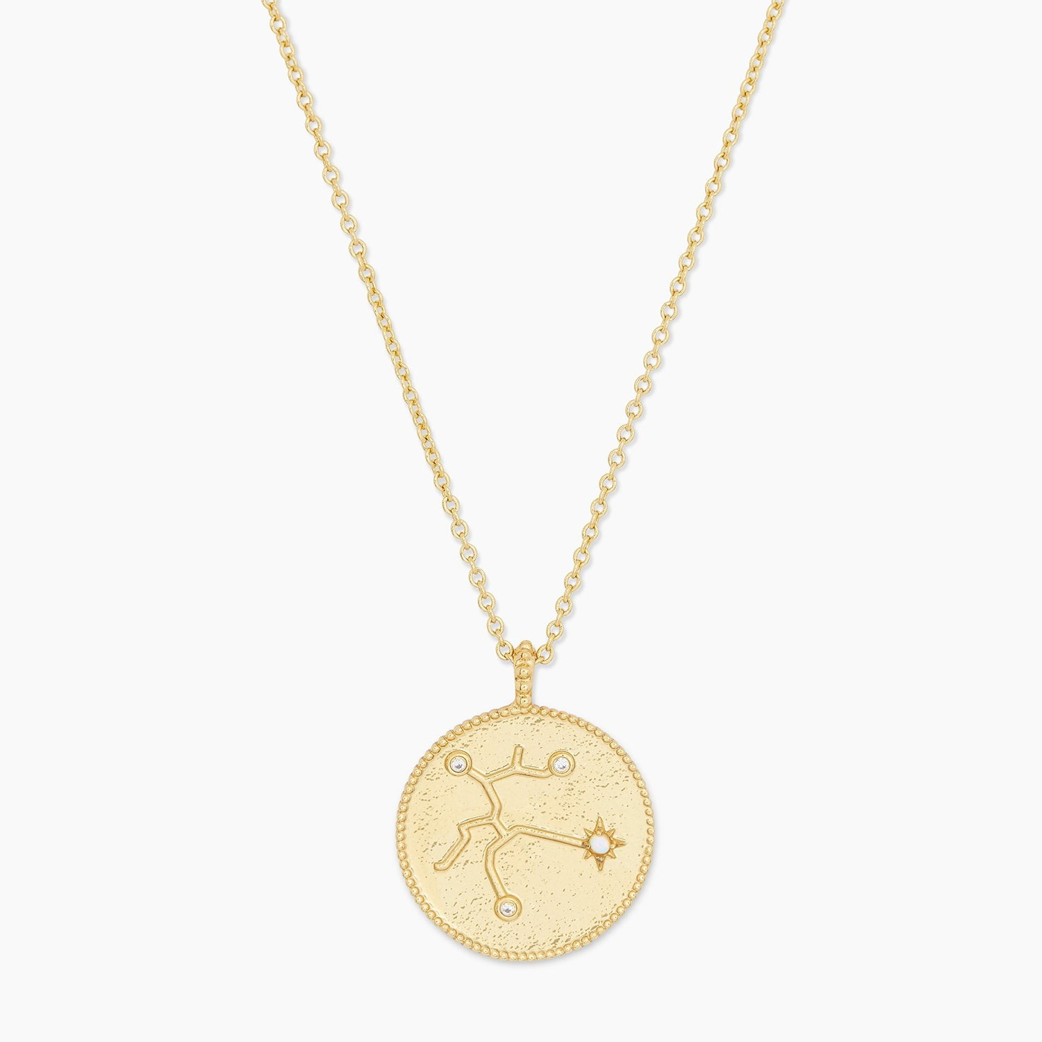Astrology Coin Necklace (Sagittarius) in Gold, Women's by gorjana | Gorjana
