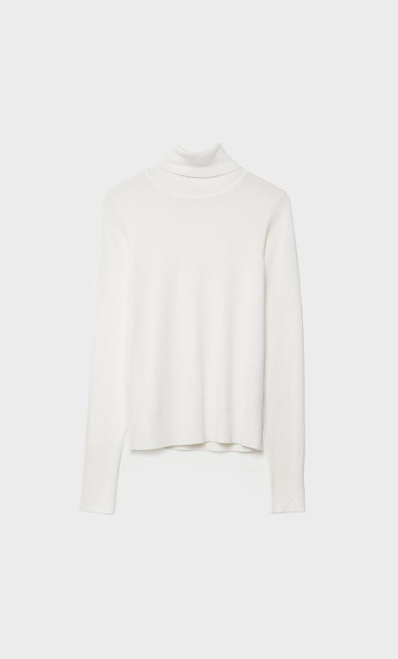 High neck knit jumper | Stradivarius (UK)