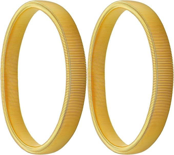 Smilcloud 1 Pair Shirt Sleeve Holders Anti-slip Metal Stretchy Garter Elastic Armbands | Amazon (UK)