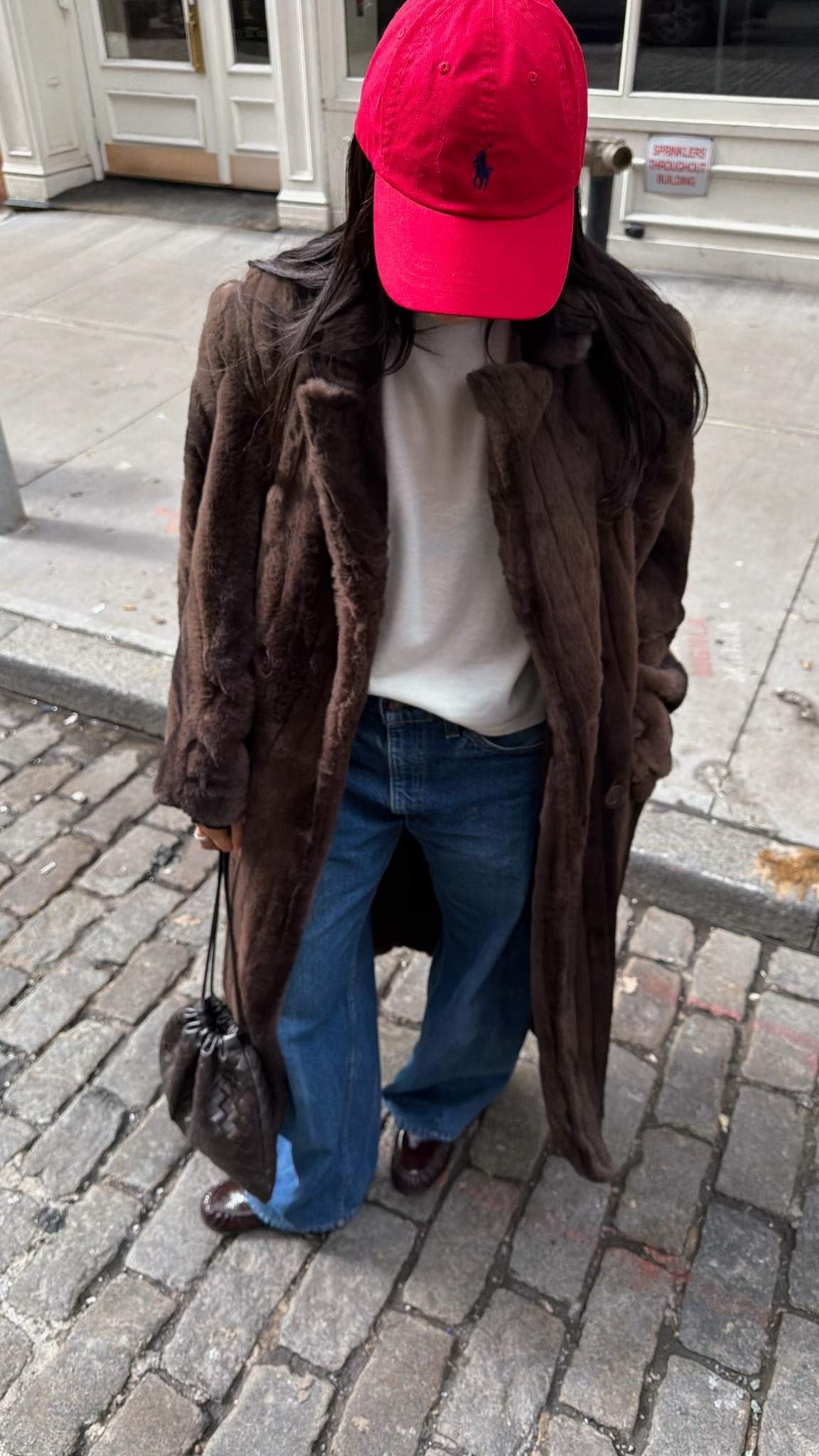 winter in NYC ootd | brown fur coat, revolve polo hat, Freda Salvador brown loafers & my go to Ali grace jeans #aligrace

#LTKootd #LTKdayinmylife #LTKWorkwear