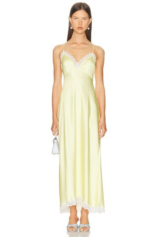 LoveShackFancy Manuela Dress in Yellow | FWRD 