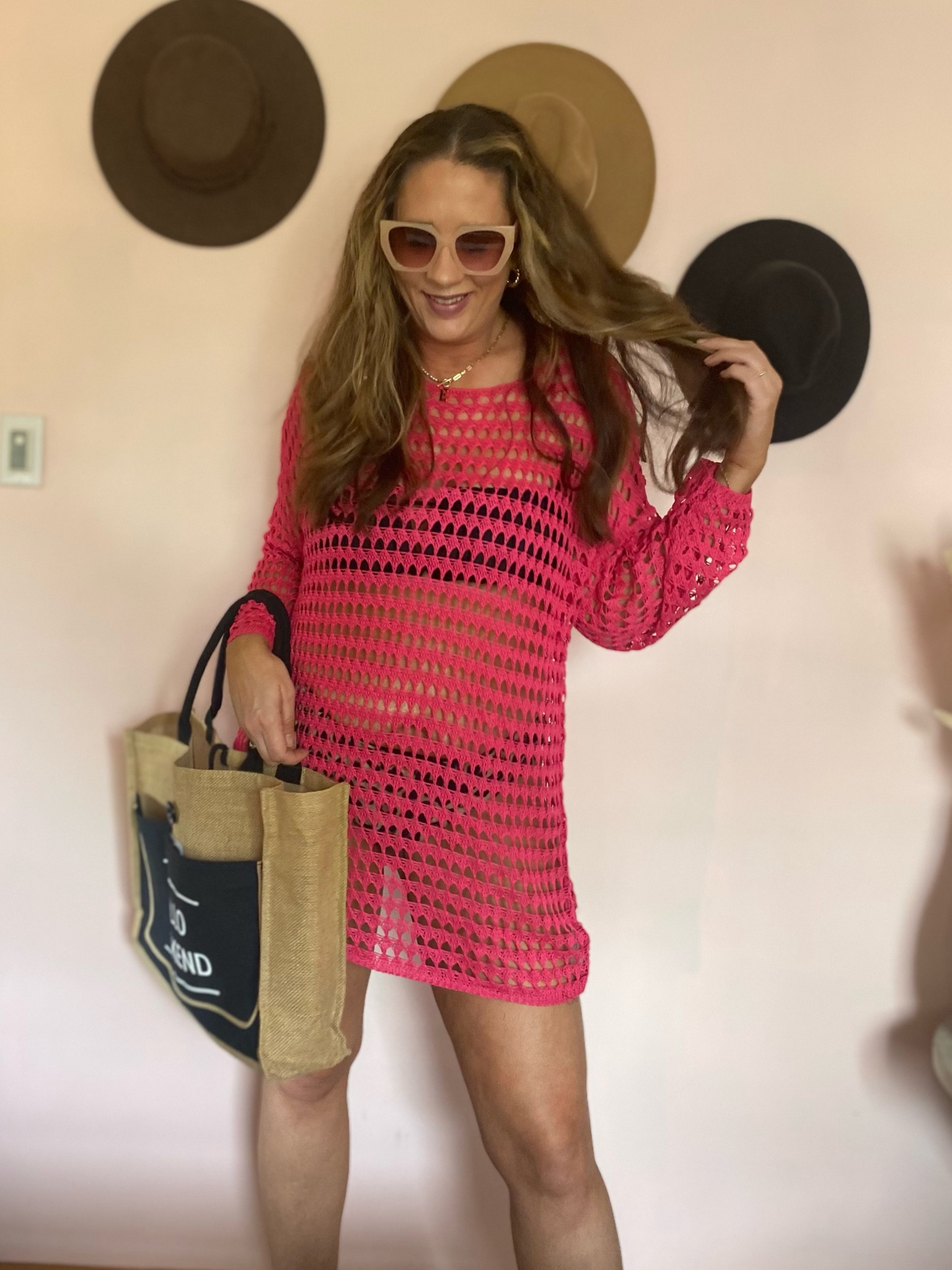 Crochet swimsuit coverup, beach coverup, beachstyle, resort wear, vacation style 

#LTKSeasonal #LTKswim #LTKunder50