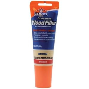 Elmer's E868 Carpenter's Wood Filler, 3.25-Ounce Tube, Natural | Amazon (US)