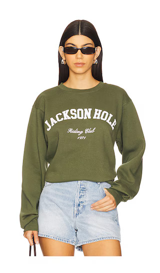Jackson Hole Sweatshirt in Green | Revolve Clothing (Global)