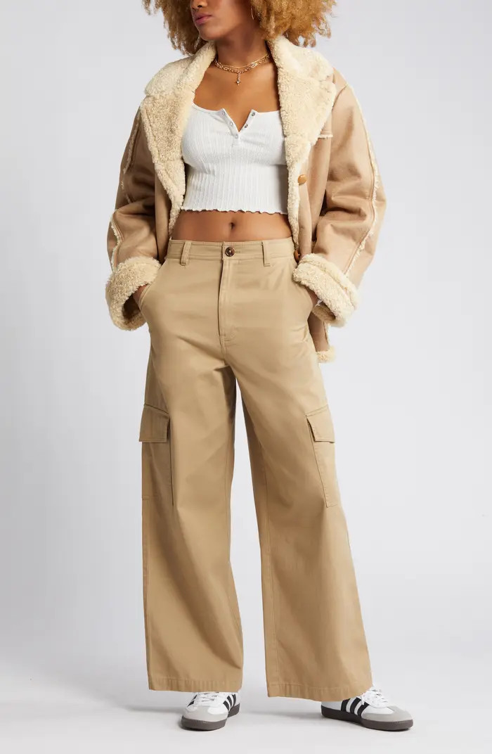 Spencer Faux Shearling Coat | Nordstrom