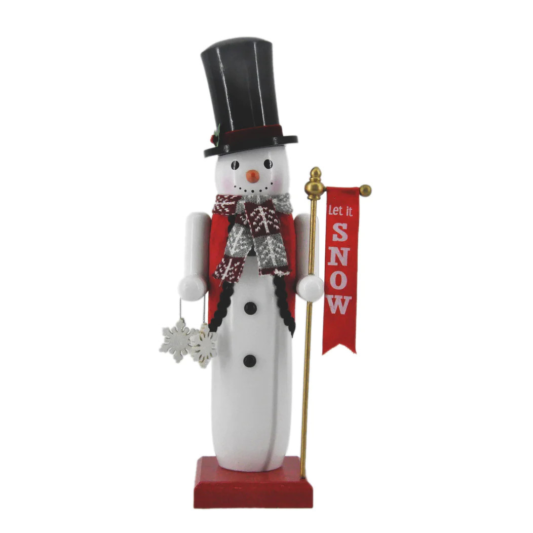 14" Snowman Nutcracker | Pier 1