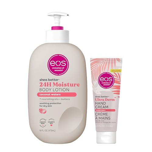 Bundle of eos Shea Better Hand Cream & Body Lotion - Coconut, Natural Shea Butter Hand Lotion and Skin Care, 24 Hour Hydration with Shea Butter & Oil | Amazon (US)