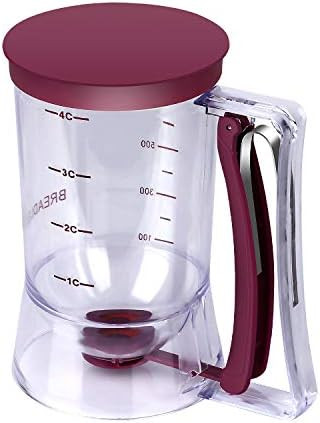 BBSTARZ Pancake Batter Dispenser – 4-Cup Batter Dispenser with Squeeze Handle & Measuring Marks... | Amazon (US)