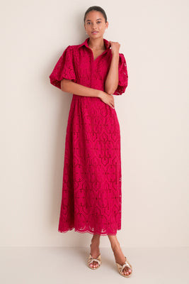 Red Bud Eyelet Delaney Dress | Tuckernuck (US)